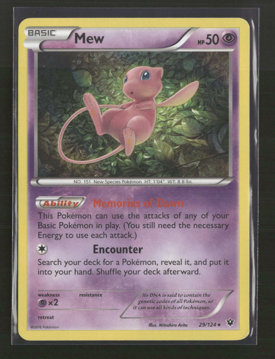 XY - Fates Collide Mew #29/124