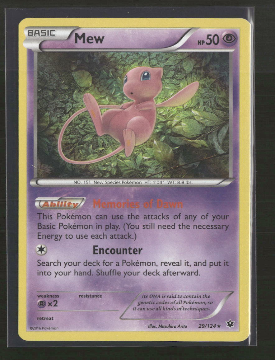 XY - Fates Collide Mew #29/124