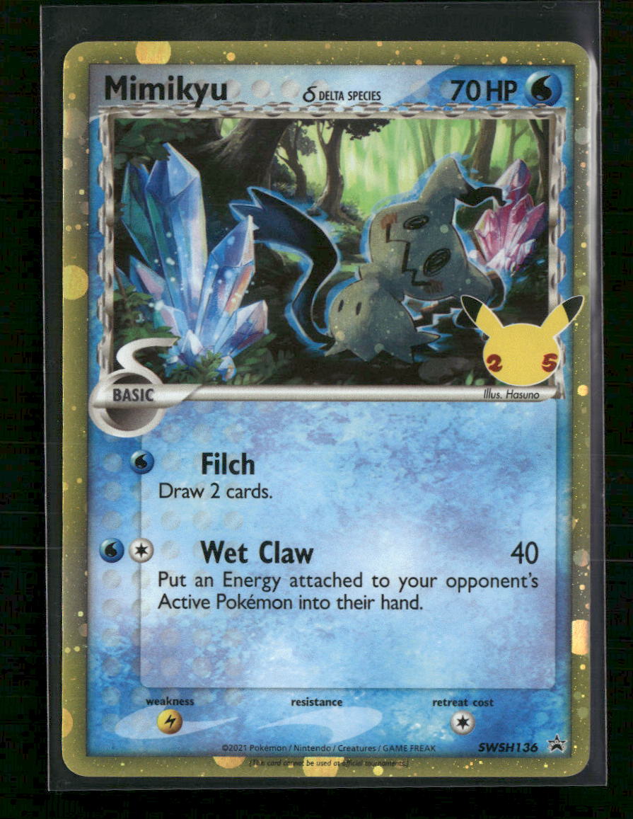 SWSH: Sword & Shield Promo Cards Mimikyu (Delta Species) #SWSH136