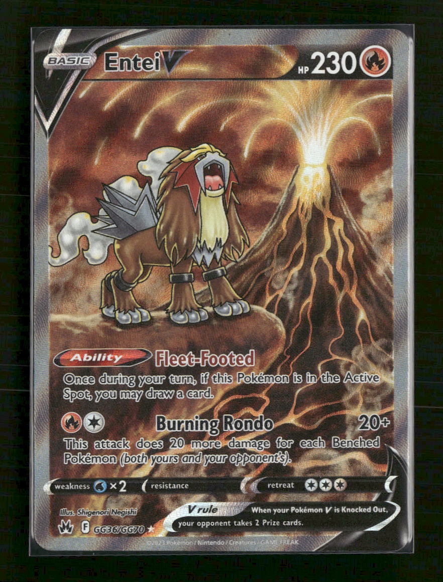 SWSH: Crown Zenith: Galarian Gallery Entei V #GG36/GG70