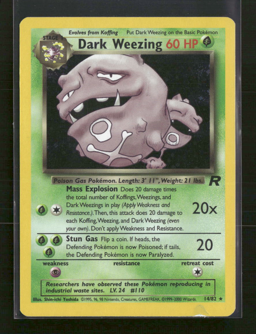 Team Rocket Dark Weezing (14) #14/82