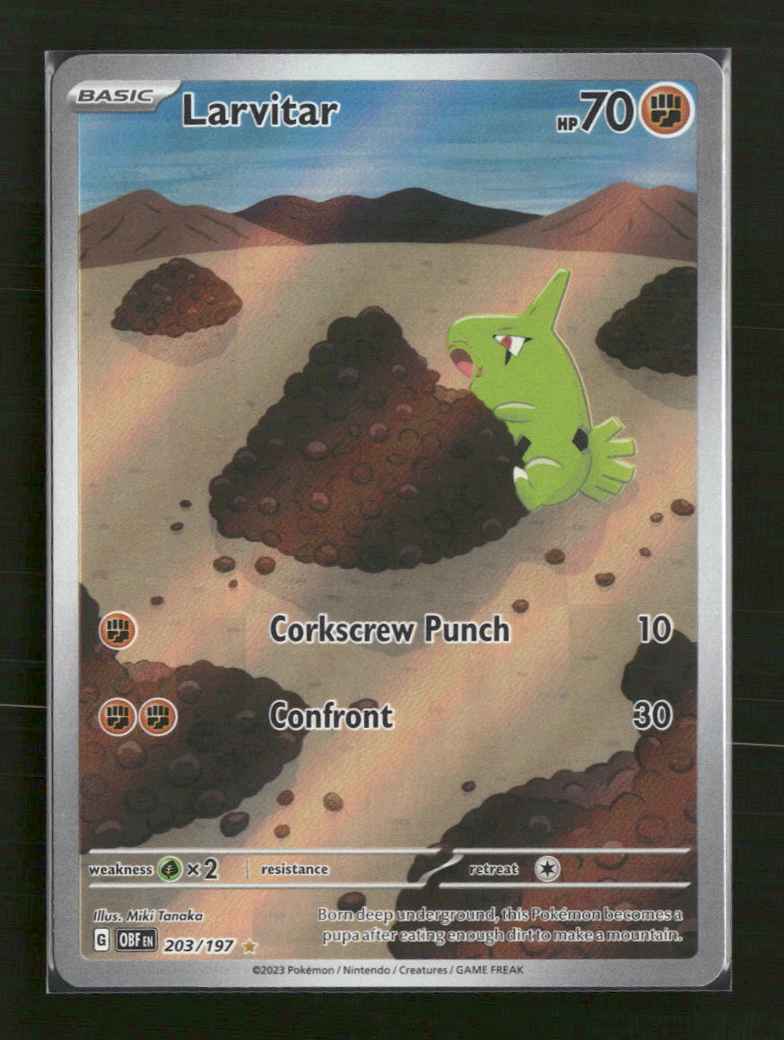 SV03: Obsidian Flames Larvitar #203/197
