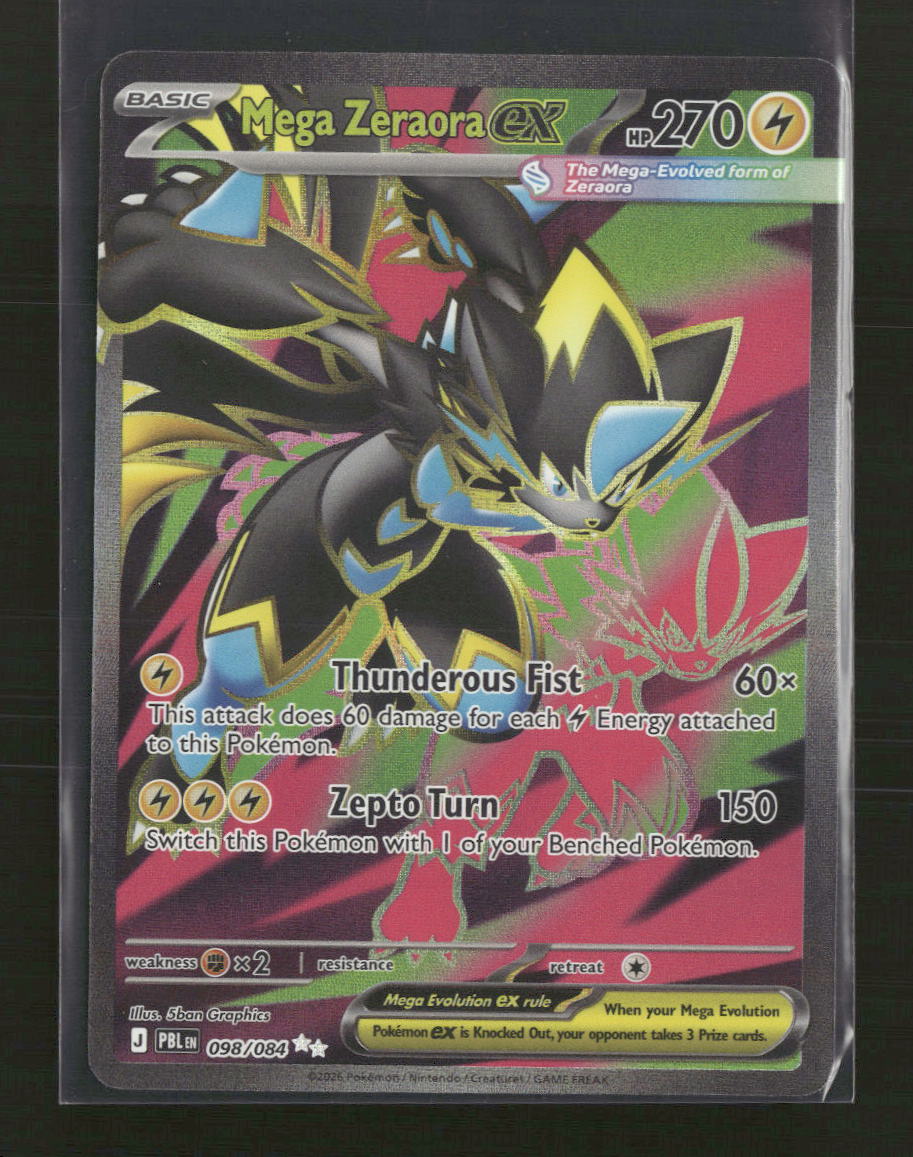 ME05: Pitch Black Mega Zeraora ex #098/084