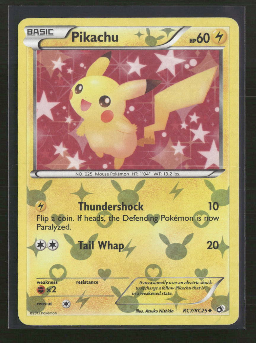 Legendary Treasures: Radiant Collection Pikachu #RC7/RC25 Damaged