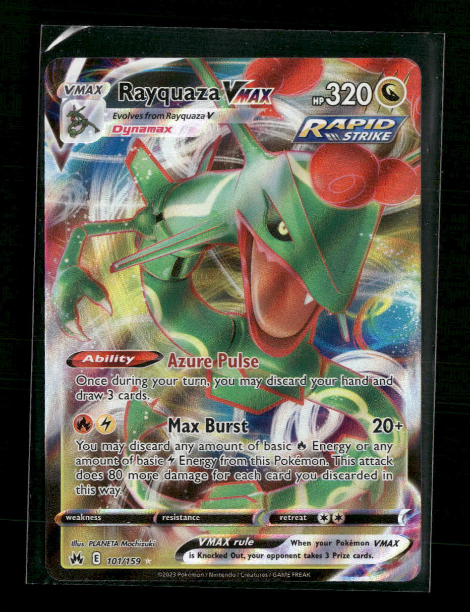 SWSH: Crown Zenith Rayquaza VMAX (101) #101/159