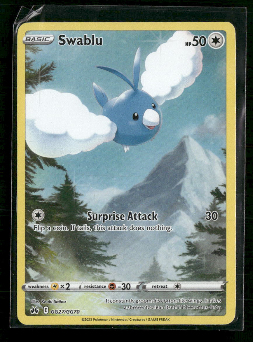SWSH: Crown Zenith: Galarian Gallery Swablu #GG27/GG70