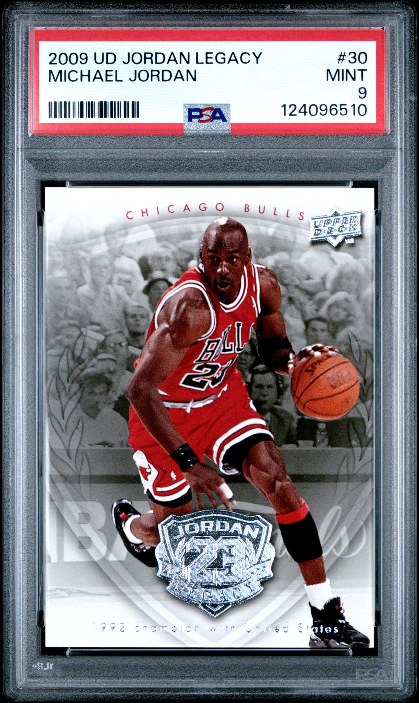 2009 Upper Deck Jordan Legacy Michael Jordan 9 PSA #30