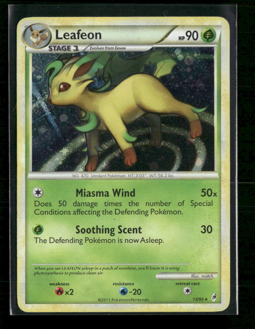 Call of Legends Leafeon #13/95 Damaged