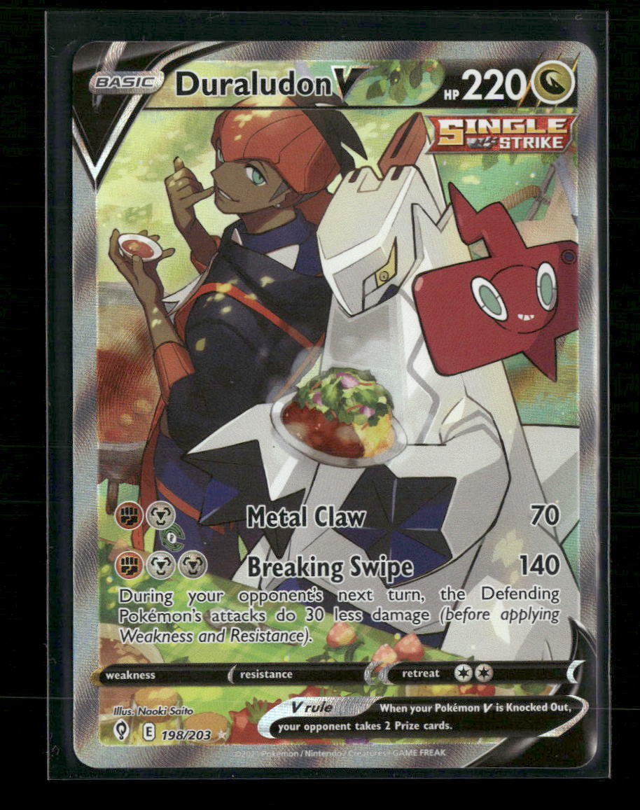 SWSH07: Evolving Skies Duraludon V (Alternate Full Art) #198/203