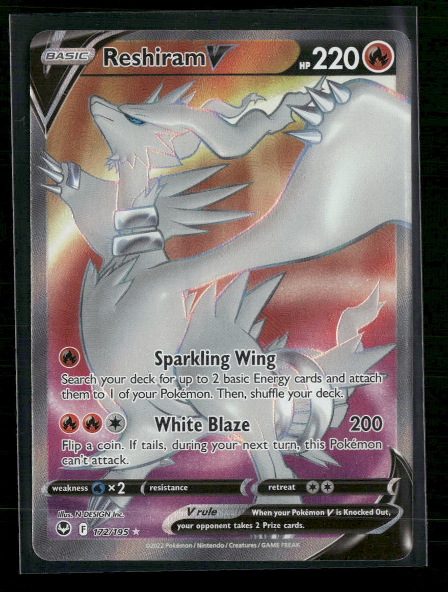 SWSH12: Silver Tempest Reshiram V (Full Art) #172/195