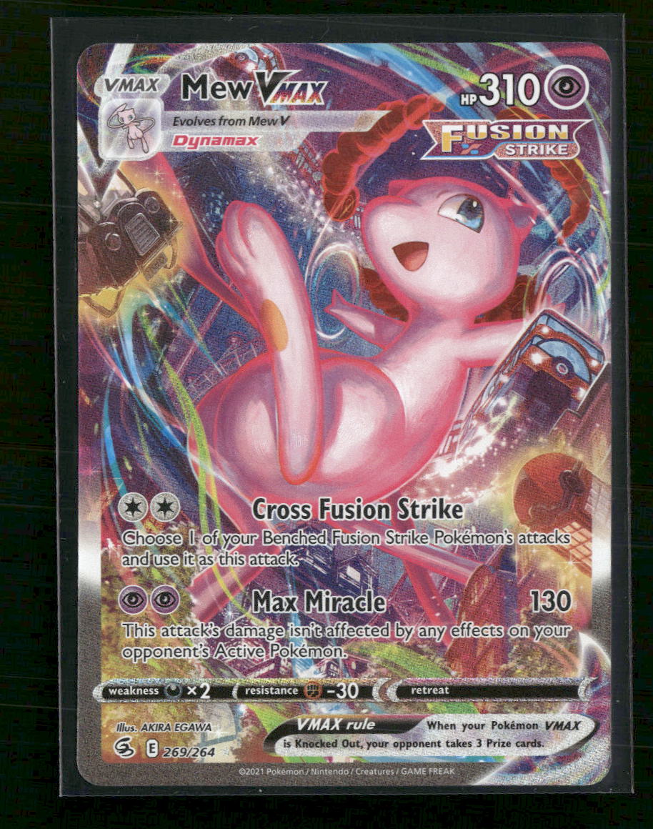 SWSH08: Fusion Strike Mew VMAX (Alternate Art Secret) #269/264
