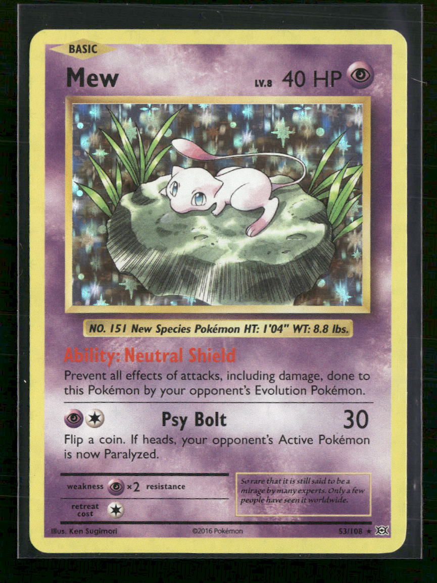 XY - Evolutions Mew #53/108