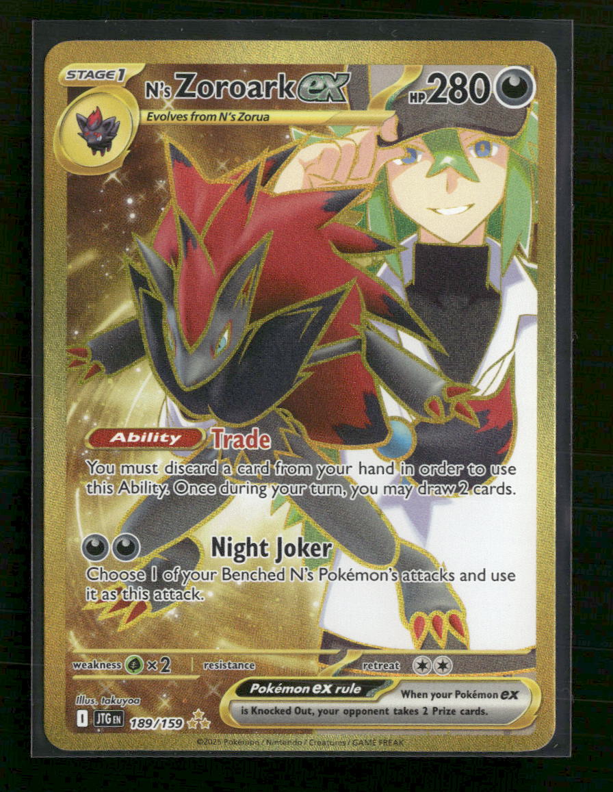 SV09: Journey Together N's Zoroark ex #189/159