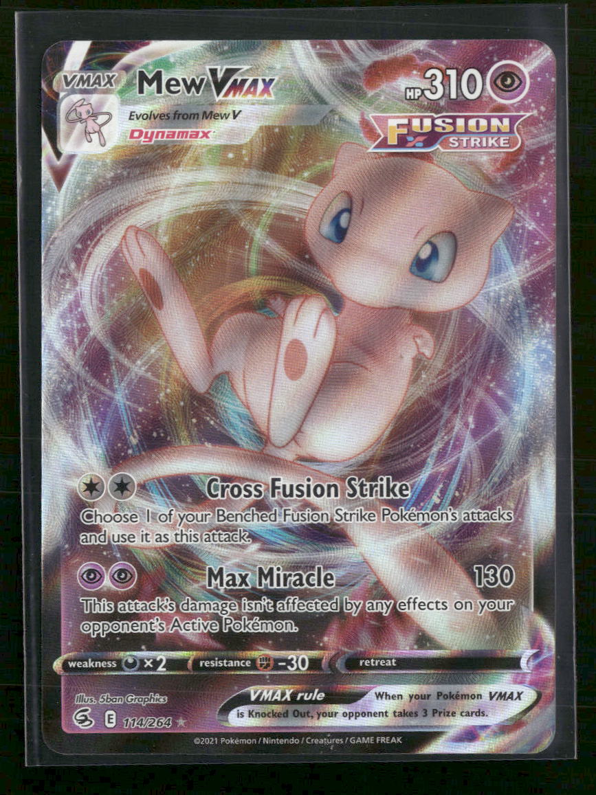 SWSH08: Fusion Strike Mew VMAX #114/264
