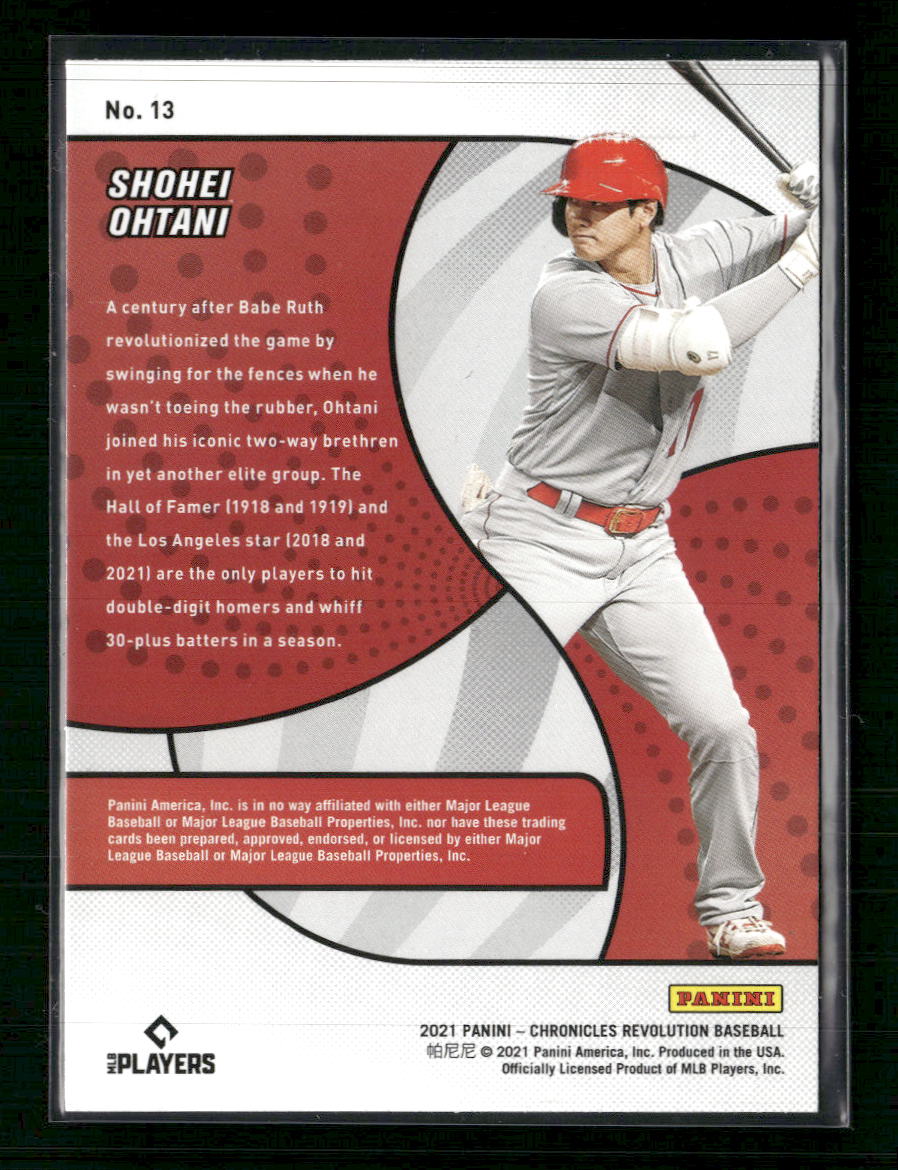 2021 Panini Chronicles Revolution Shohei Ohtani #13