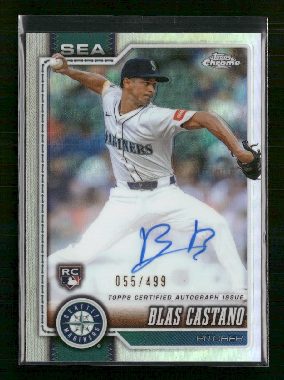 2026 Topps Chrome Retail Rookie Refractors Blas Castano #/499 Auto #RA-BCA