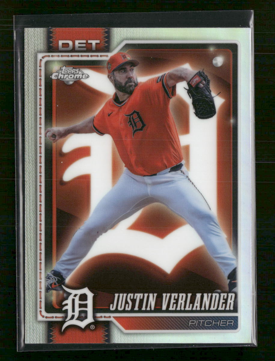 2026 Topps Chrome Lightboard Logo Refractors Justin Verlander #133