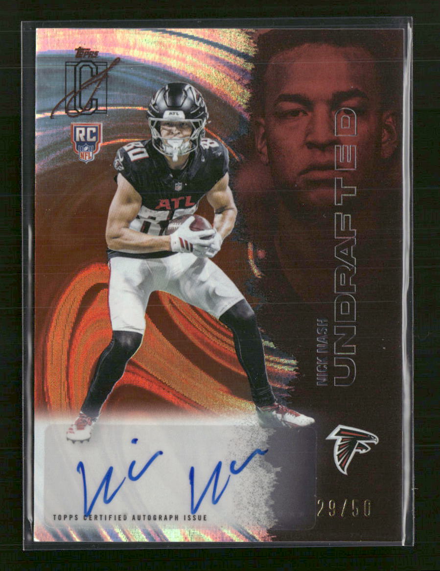 2025 Topps Signature Class Orange Lava Nick Nash Rookie #/50 #242