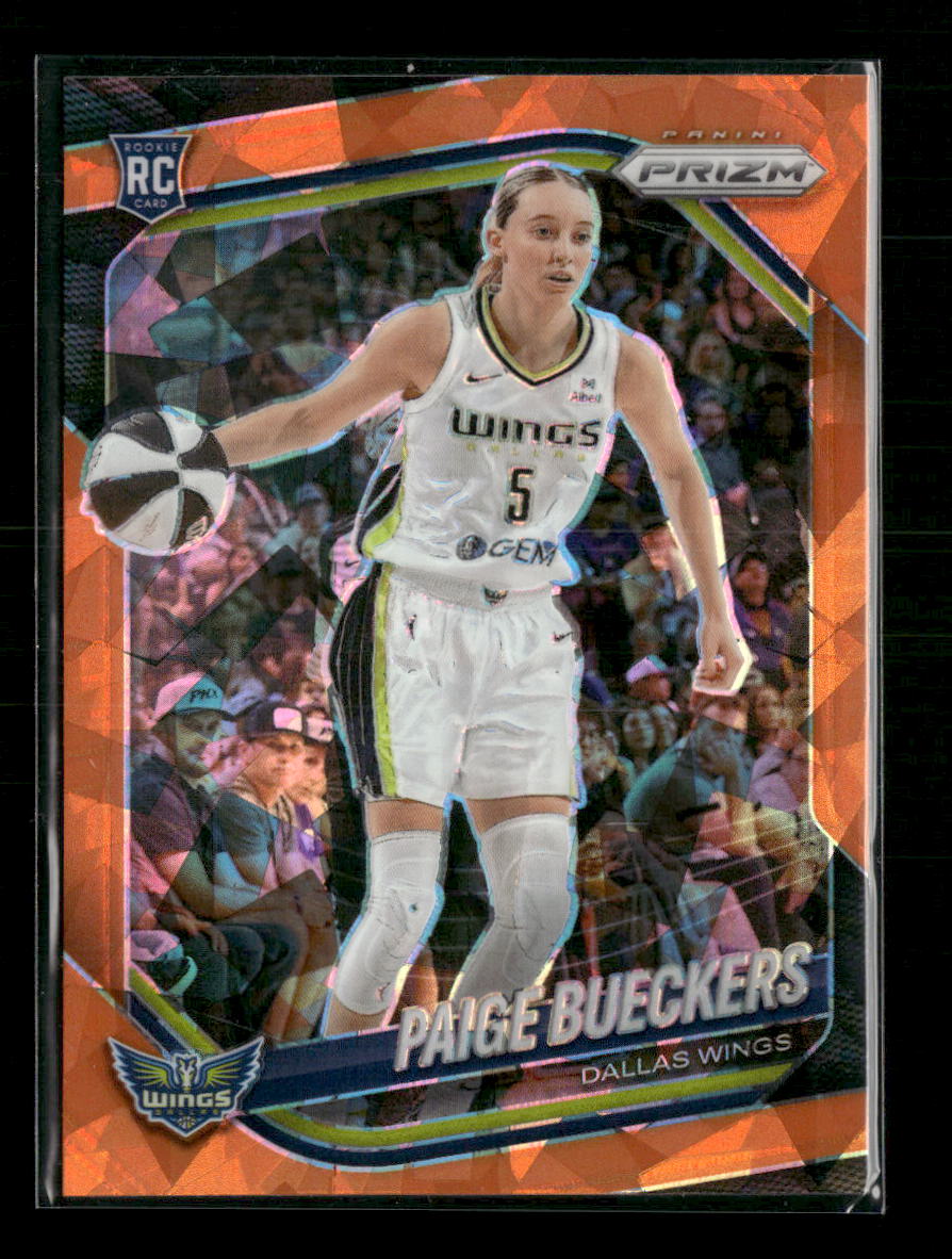 2025 Panini Prizm WNBA Orange Ice Prizms Paige Bueckers #5