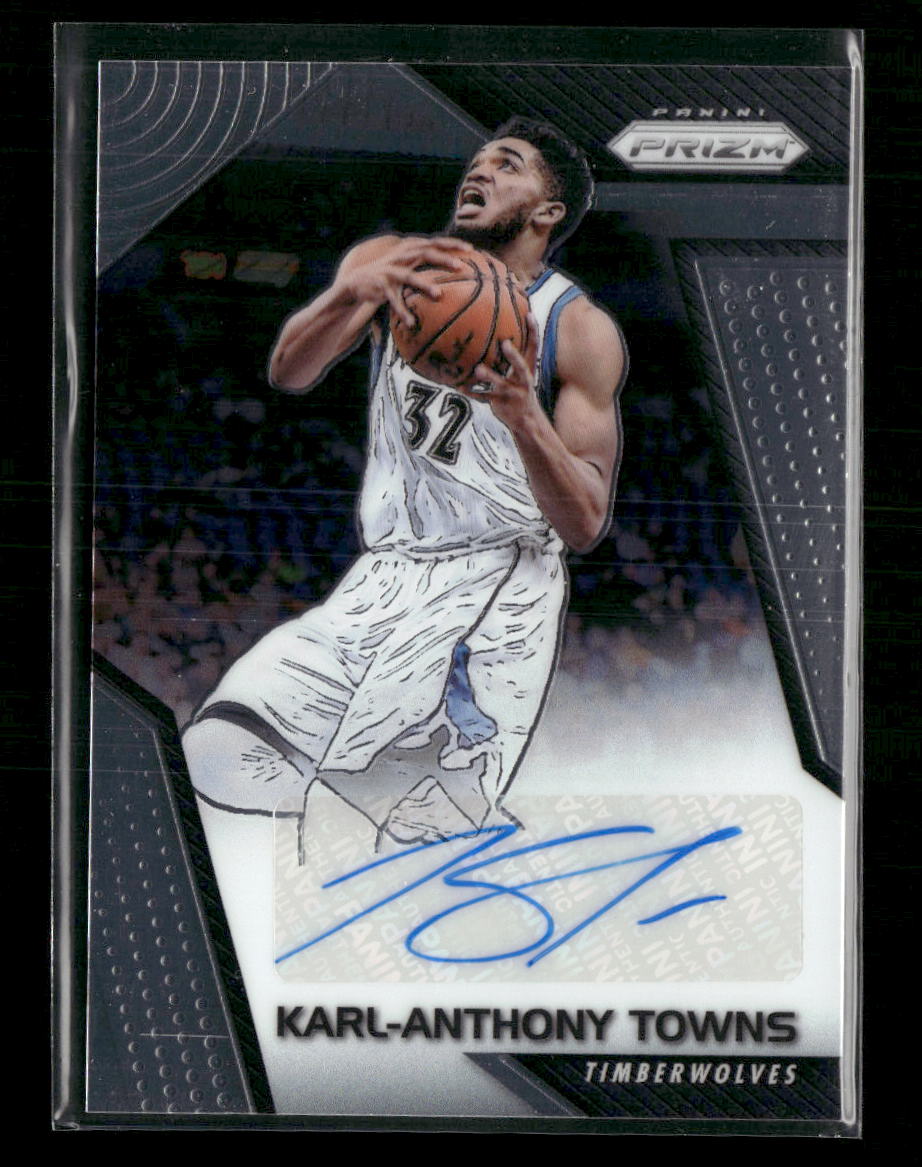 2017-18 Panini Prizm Signatures Karl-Anthony Towns Auto #SG-KT