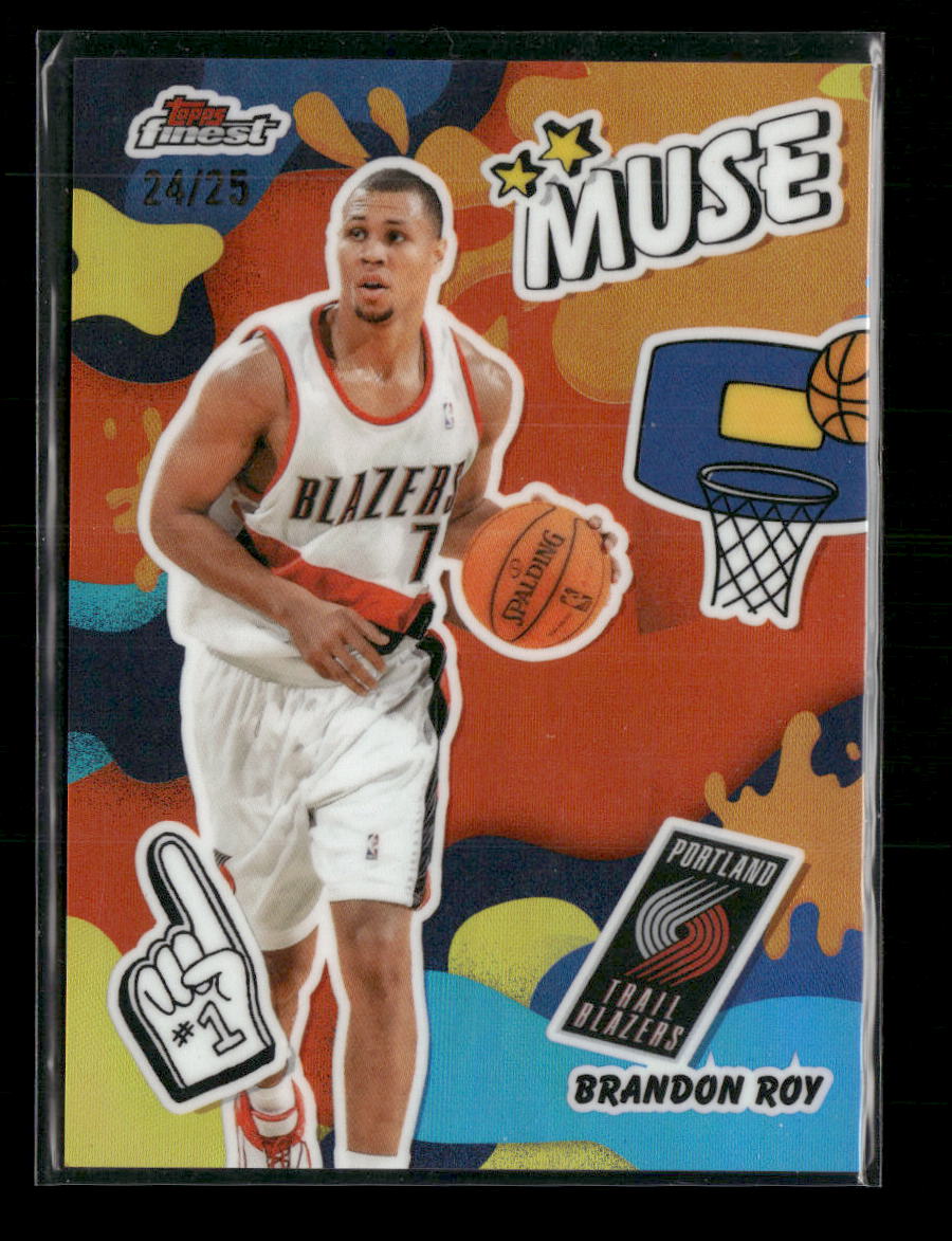 2025-26 Finest Muse Orange Refractor Brandon Roy #/25 #M-30