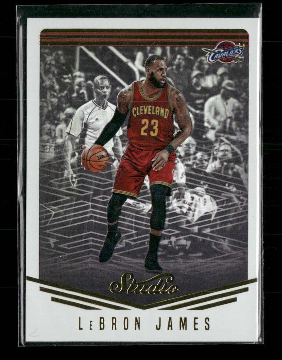 2016-17 Panini Studio LeBron James #18