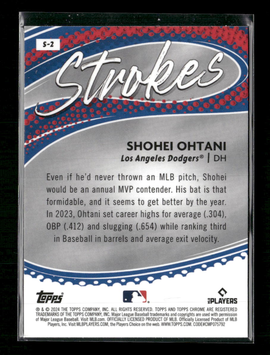 2024 Topps Chrome Strokes Shohei Ohtani #S-2