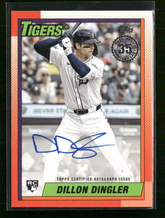 2025 Topps Baseball 35th Anniversary Autographs Dillon Dingler Auto #90B2-DD