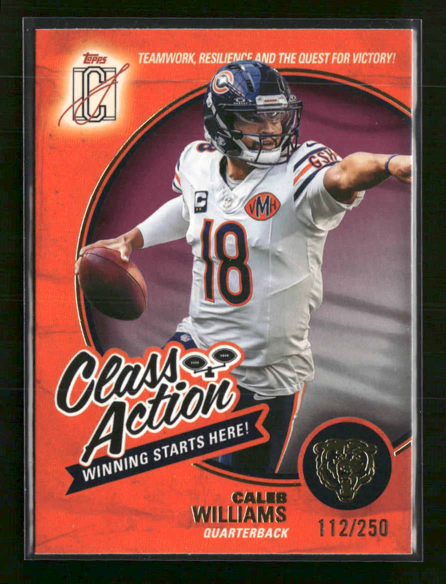2025 Topps Signature Class Class Action Magenta Caleb Williams #/250 #CA-6
