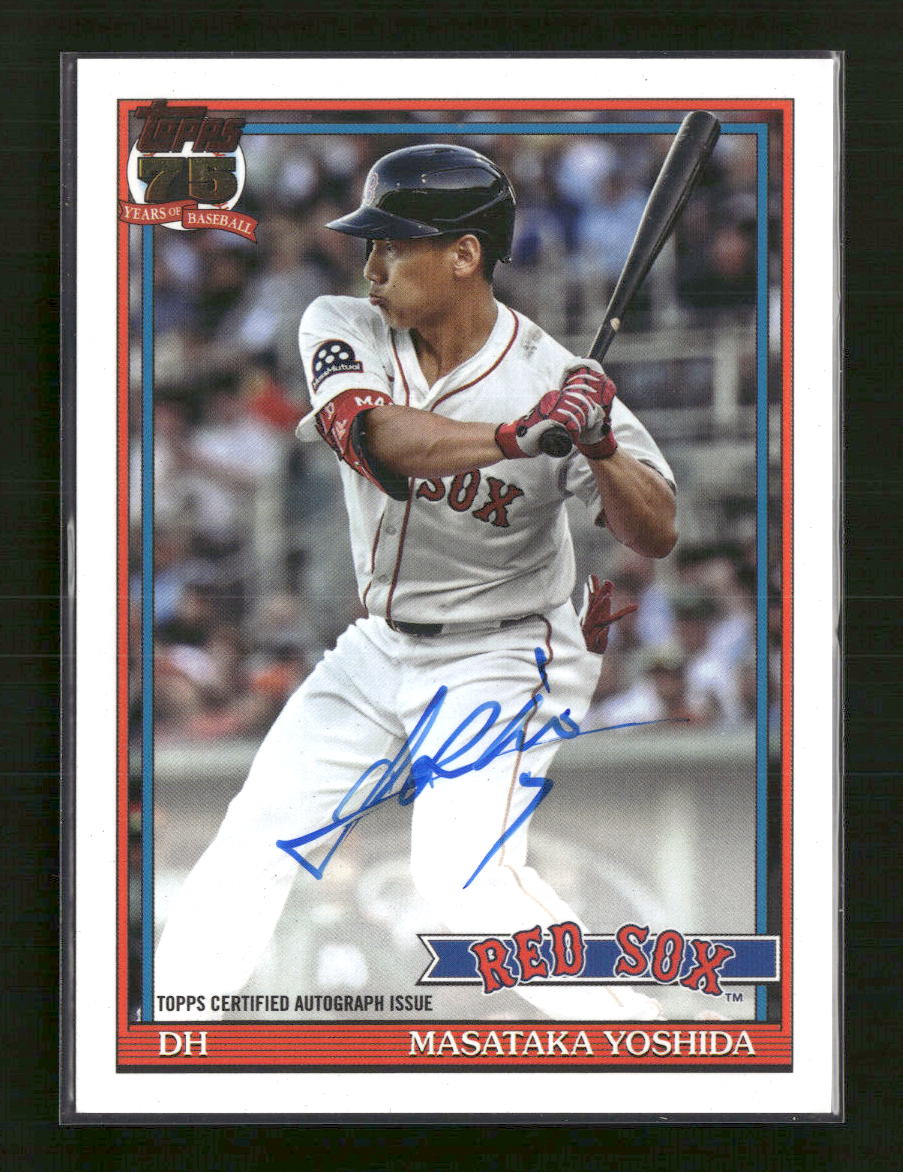 2026 Topps Baseball 35th Anniversary Autographs Masataka Yoshida Auto #91A-MY