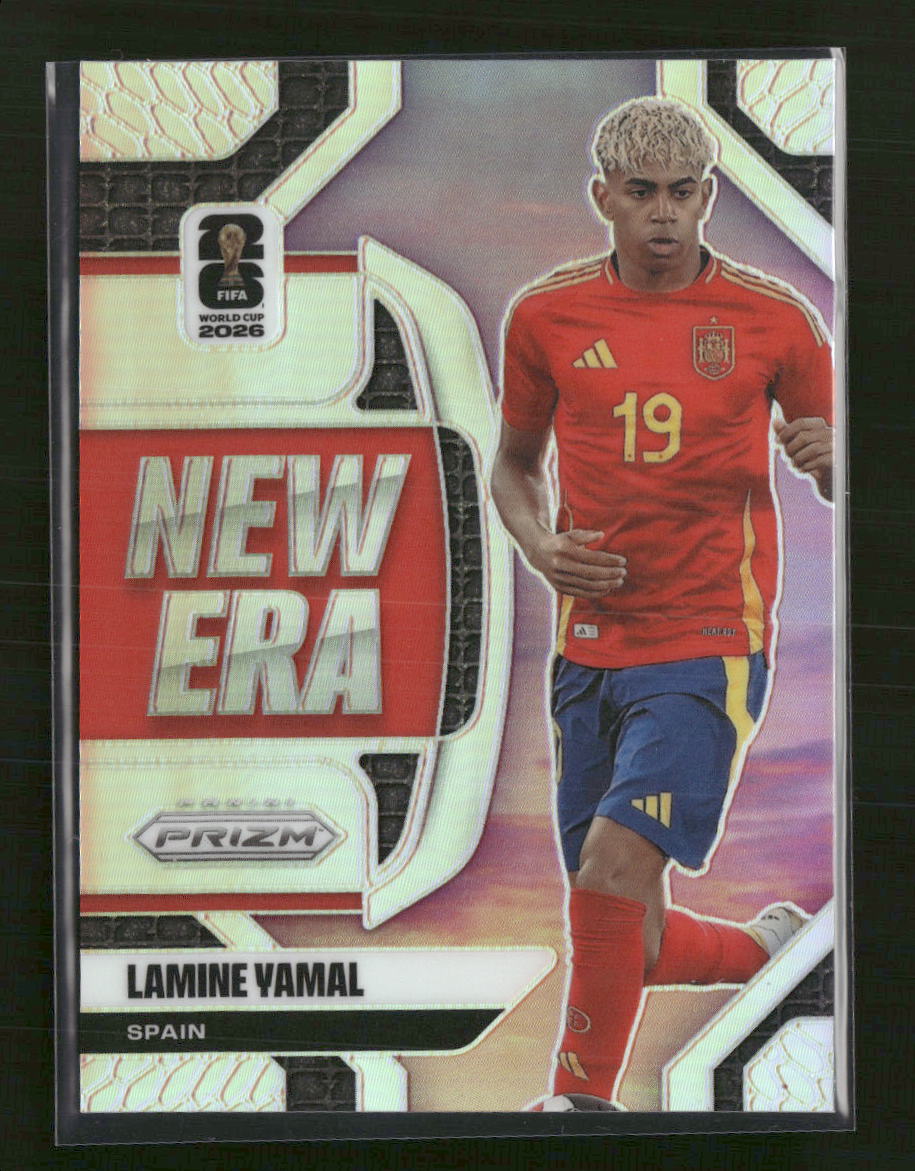 2026 Panini Prizm FIFA World Cup New Era Silver Prizms Lamine Yamal #12