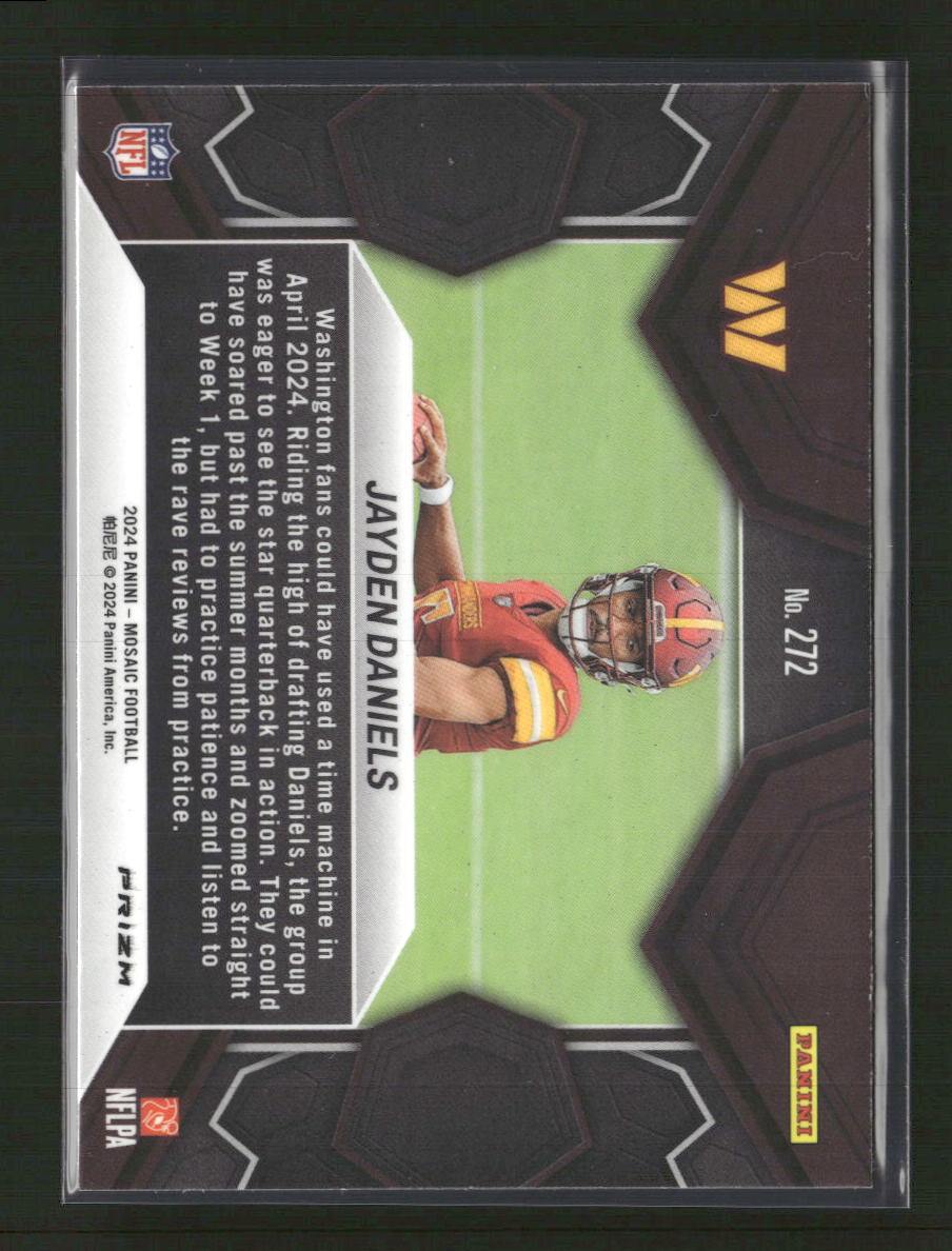 2024 Panini Mosaic Mosaic Camo Pink Jayden Daniels #272