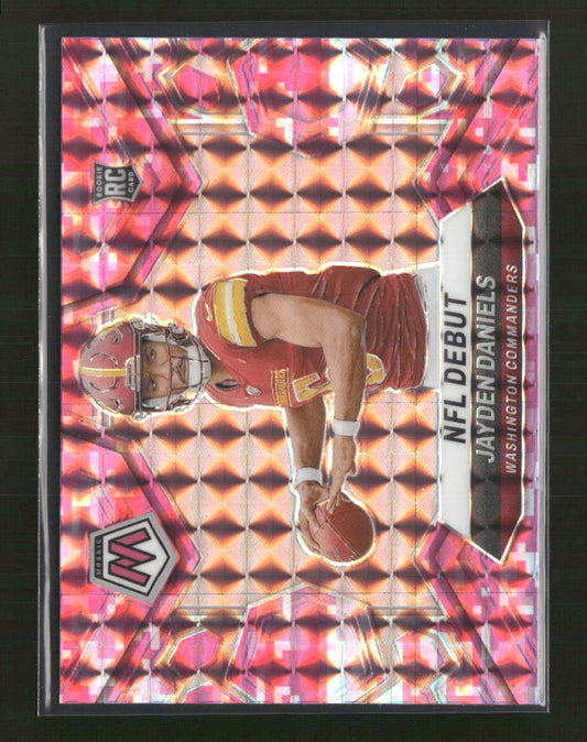 2024 Panini Mosaic Mosaic Camo Pink Jayden Daniels #272