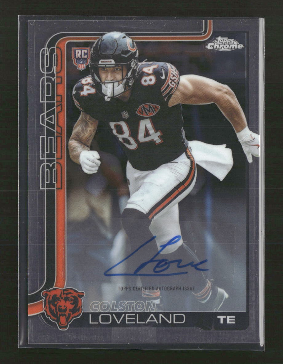 2025 Topps Chrome Chrome Rookie Colston Loveland Auto #RA-CL