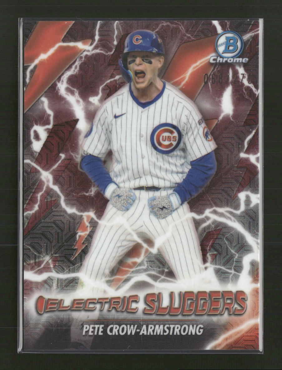 2026 Bowman Electric Sluggers Mojo Burgundy Pete Crow-Armstrong #/275 #ES-24