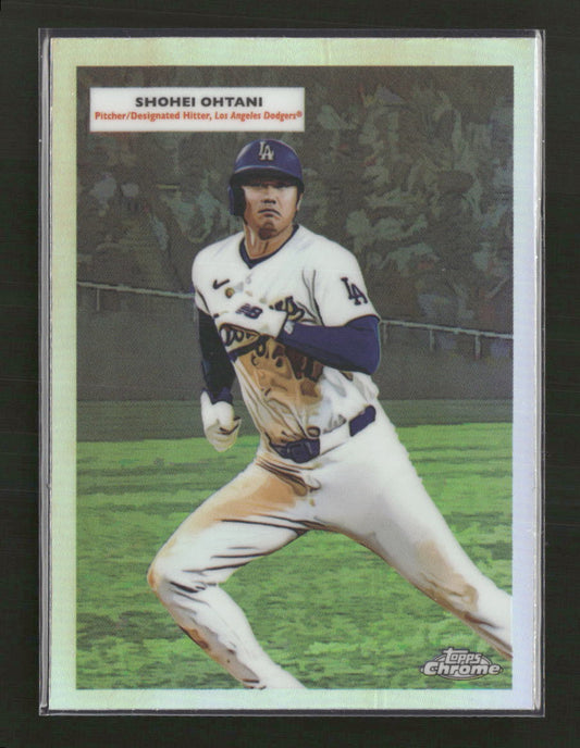 2025 Topps Chrome Platinum Doubleheaders Shohei Ohtani / Sandy Koufax #55DH-1