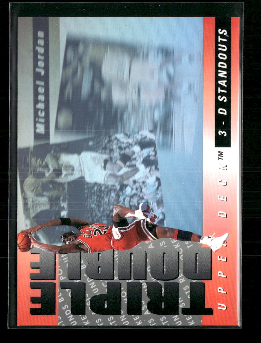 1993-94 Upper Deck Triple Double 3-D Standouts Michael Jordan #TD2