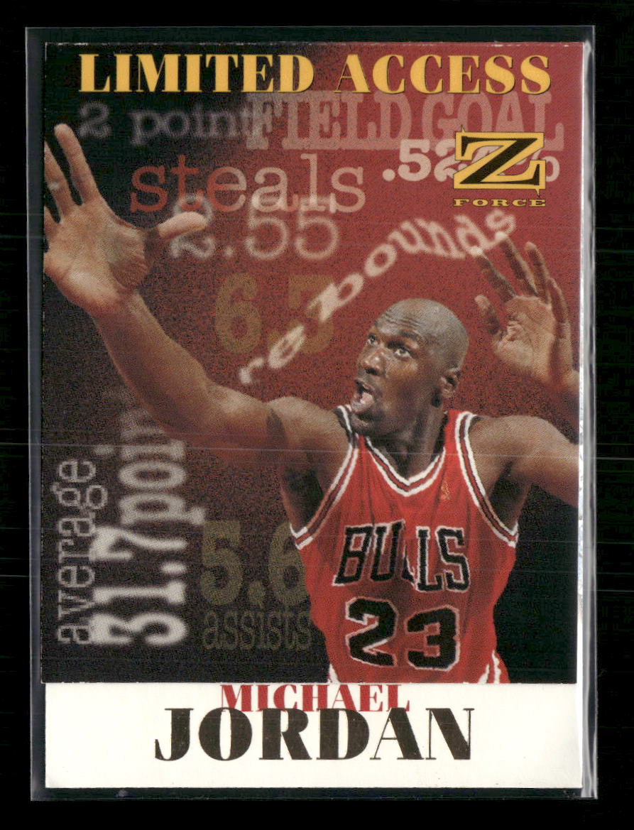 1997-98 SkyBox Z-Force Limited-Access Michael Jordan #6 LA