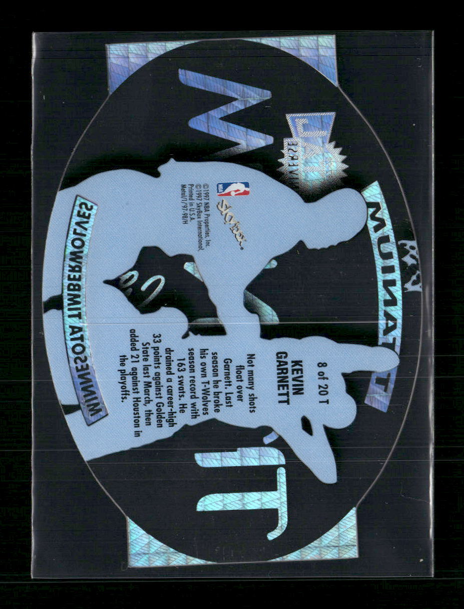 1997-98 Metal Universe Titanium Kevin Garnett #8 T