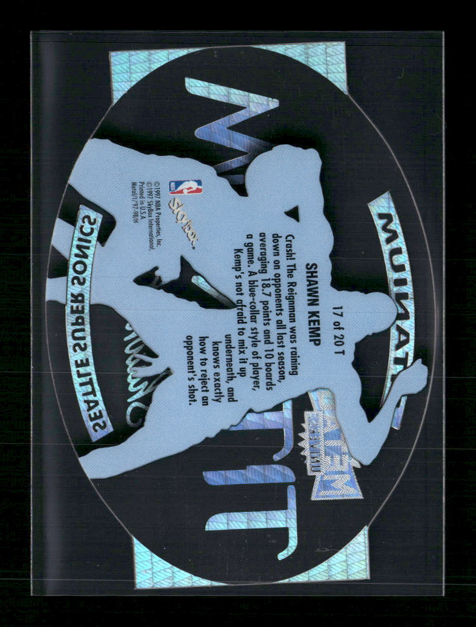 1997-98 Metal Universe Titanium Shawn Kemp #17 T