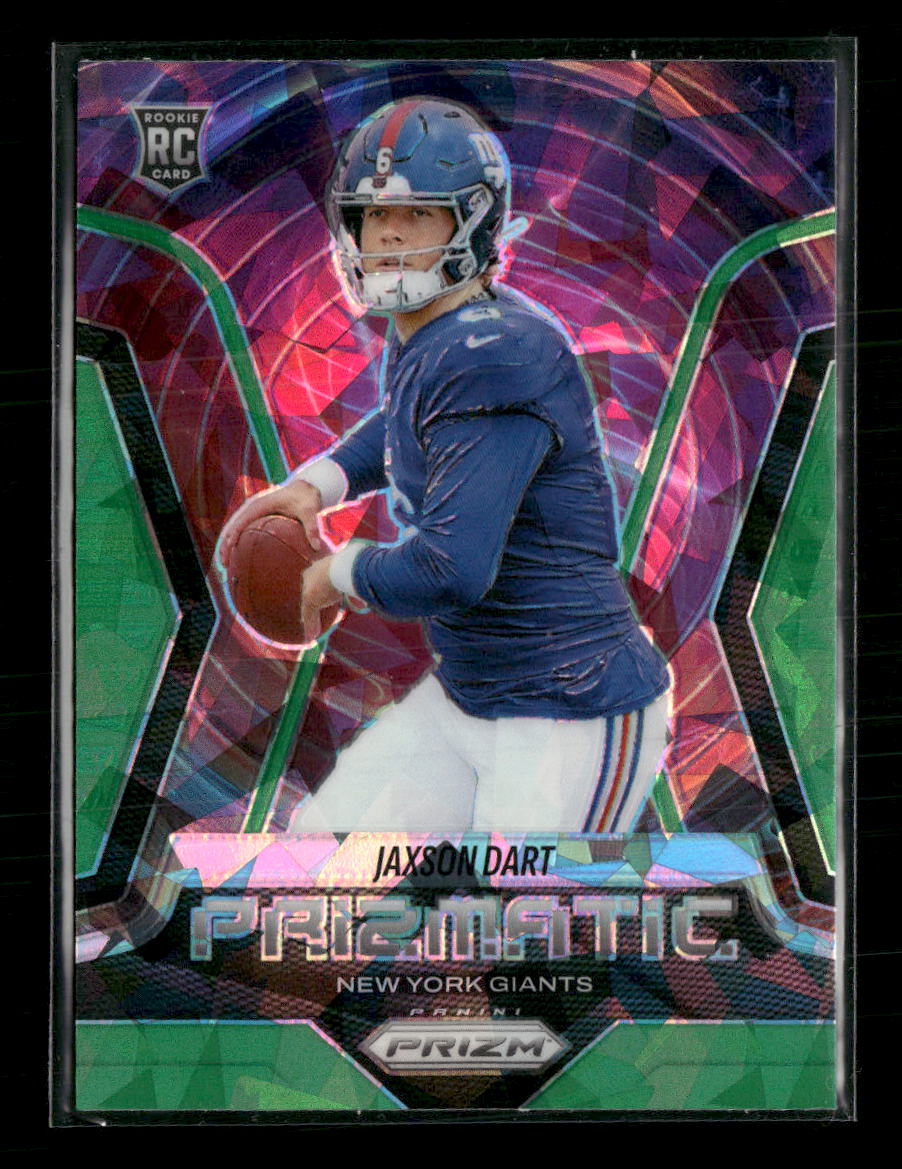 2025 Panini Prizm Prizmatic Green Ice Jaxson Dart #6