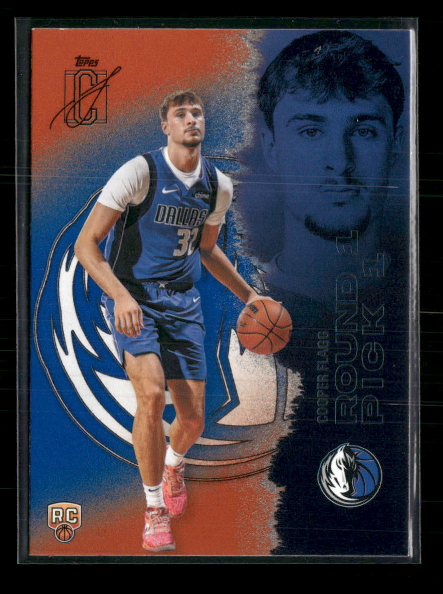 2025-26 Topps Signature Class Blue & Orange Cooper Flagg Rookie #101