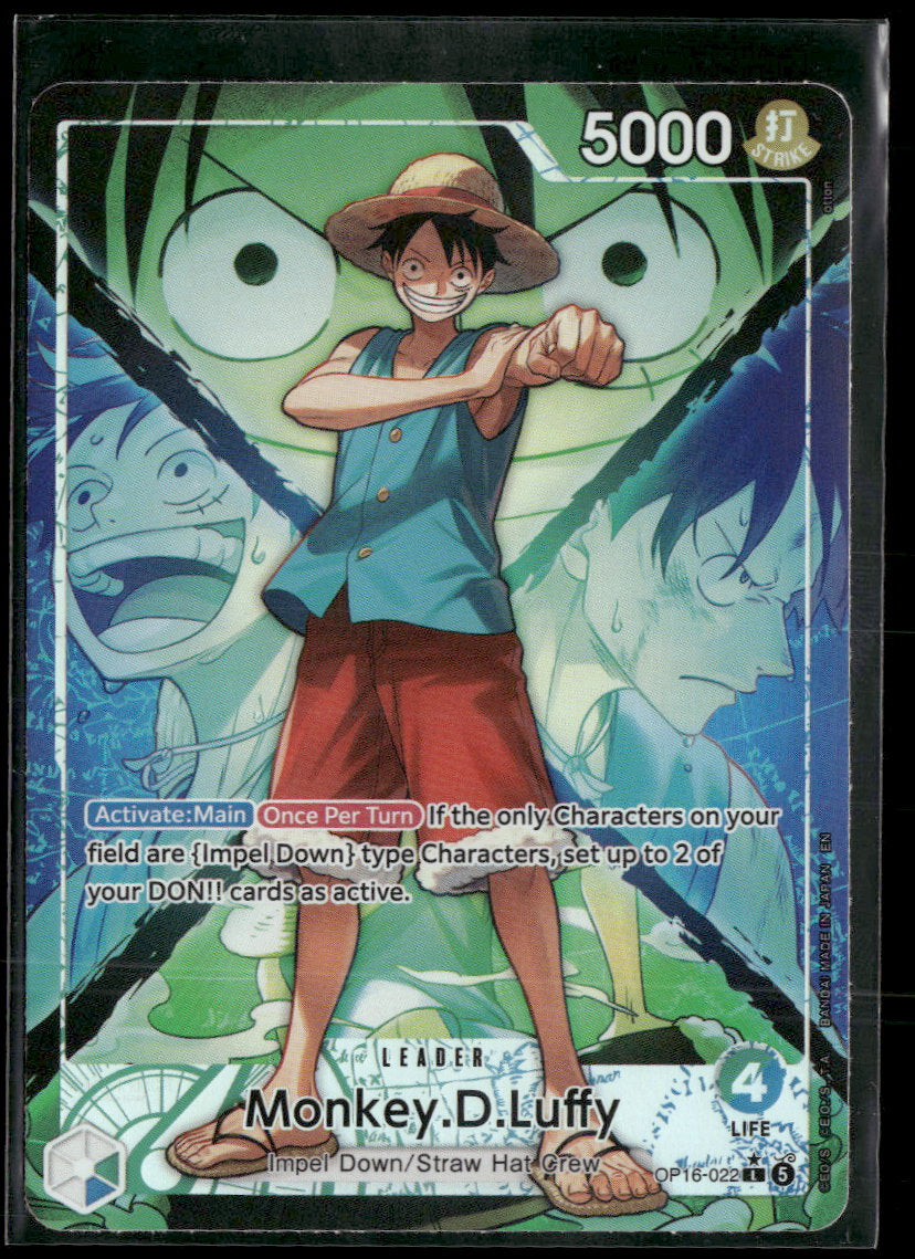 The Time of Battle Monkey.D.Luffy (022) (Alternate Art) #OP16-022