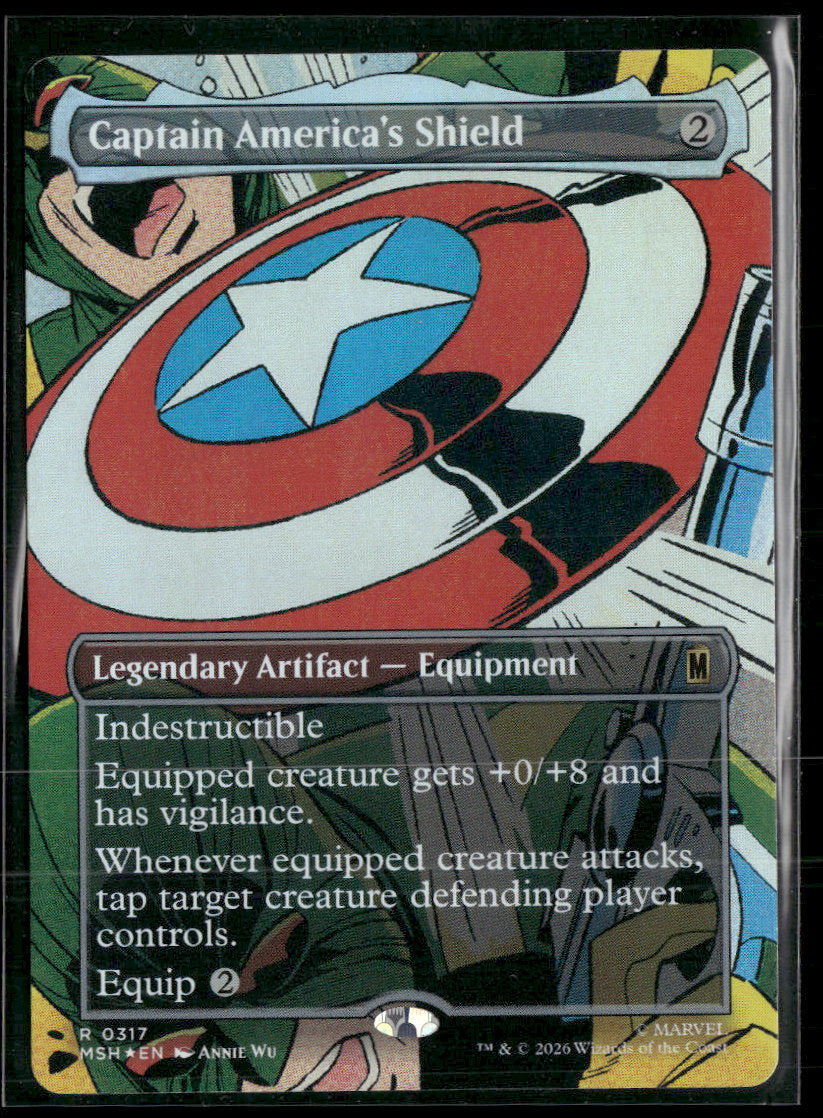 Marvel Super Heroes Captain America's Shield (Borderless) (0317) #317