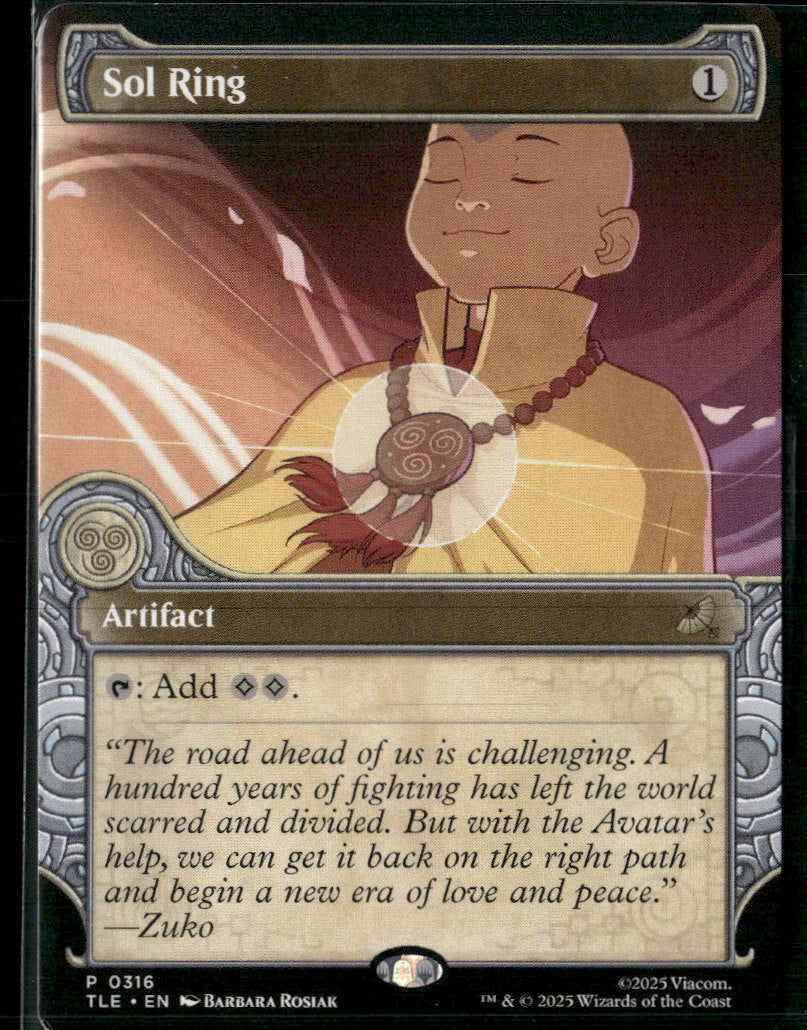 Avatar: The Last Airbender: Eternal-Legal Sol Ring (Showcase) #316