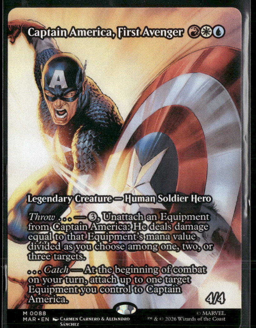 Marvel Universe Eternal-Legal Captain America, First Avenger (Borderless) #88