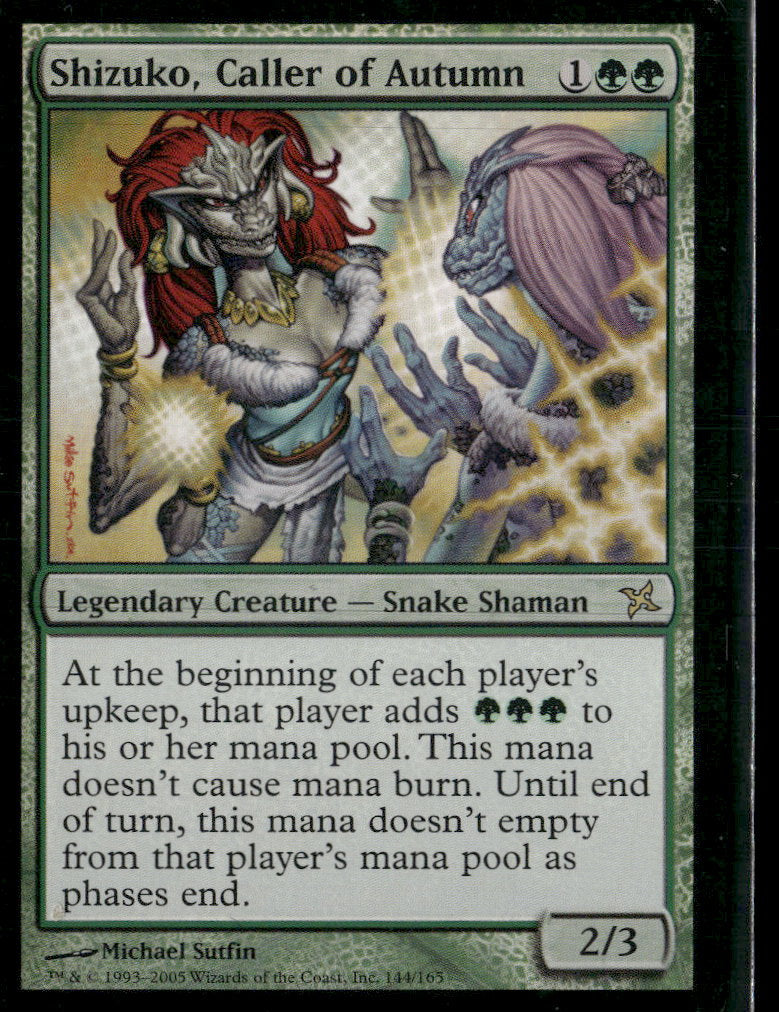 Betrayers of Kamigawa Shizuko, Caller of Autumn #144