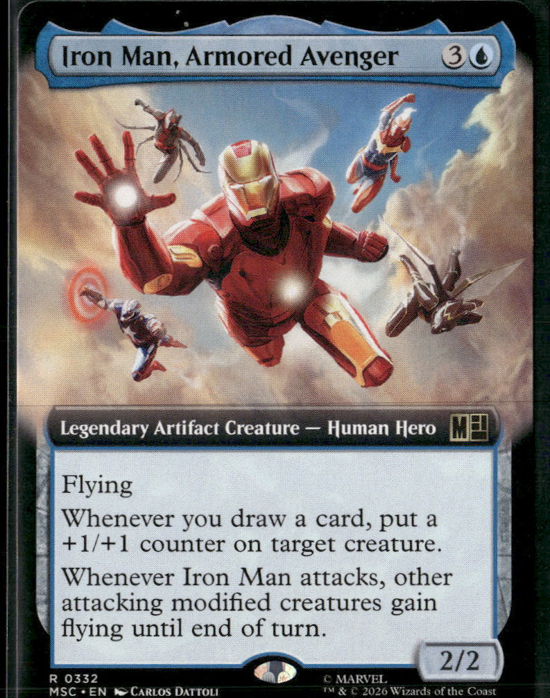 Commander: Marvel Super Heroes Iron Man, Armored Avenger (Extended Art) #332
