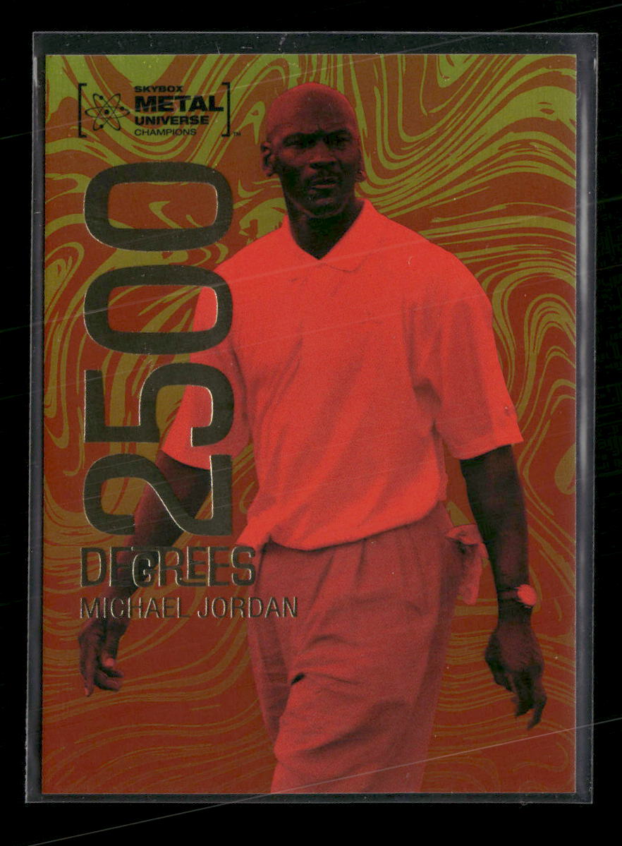 2022 SkyBox Metal Universe Champions 2500 Degrees Michael Jordan #D-1