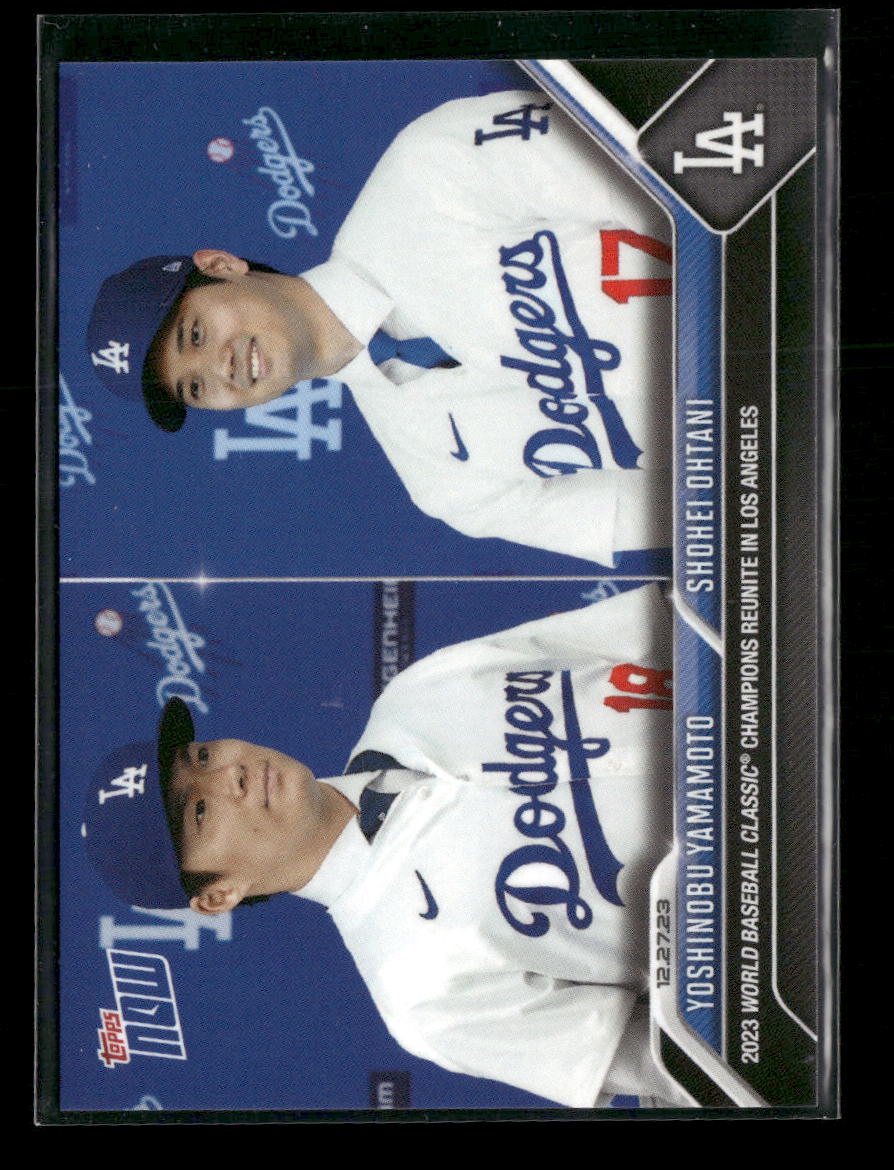 2023-24 Topps Now Off-Season Yoshinobu Yamamoto / Shohei Ohtani #OS-26